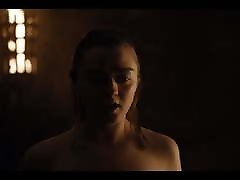 Maisie Williams Aria Stark huge balls cumblst Sex Scene GOT S8 E2