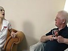 Young blonde hardcore blowjob and deep tight pussy fucking with grandpa in old young porn video Young blonde hardcore blowjob and deep tight pussy fucking with grandpa in old young porn video