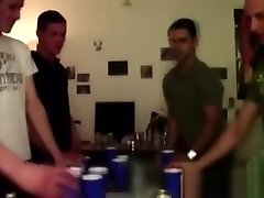 Straight college guys suck cock in drinking game