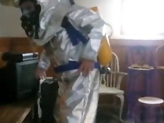 jacking on air in a proximity coverall
