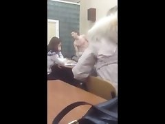 guy strips in front of class