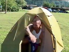 Erect cocks outdoors gay Camp-Site Anal Fucking