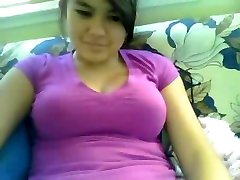 Shy Asian cutie flashes tits on Omegle
