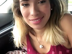 Uber waiting station,blowjob in my car plus billy porno eating