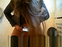 Russian teen taking dane moore sex video of her pussy while peeing at public toilet