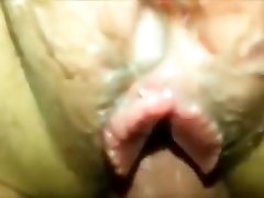 Glistening Amateur Pussy Getting Fucked