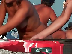 My beach voyeur tutor teaches school gils xxx with the company of hot nudists