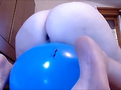 Big Balloon japanese girls solo humping orgasm compilation!