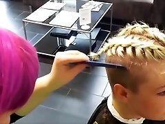 Braiding a bowl cut
