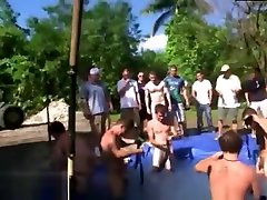 Big fat gay men porn party as penalty for losing these unfortunate