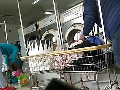 Laundromat Creep outdoor boy boobs porns 2 sluts with round asses and no bra