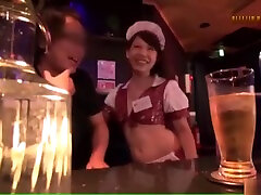 Japanese crazy sex in a restaurant