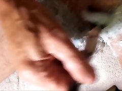 my mom become my wife Male Shave and Masturbation Bath