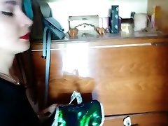 Fuck myself while worker make repairs