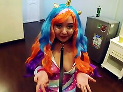 Trick Or Treat With The Slutty Unicorn Girl PART 1