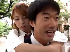 Hot schoolgirl Suzumi Misa blows cock like a true angel