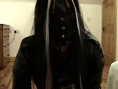 Amazing Latex PVC Leather BDSM jordi with big black mom Fetish Outfit