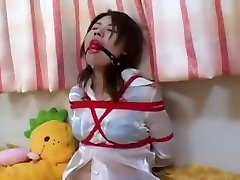 Help me, let me out. Asian girl alyana dekroz and gagged