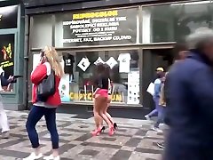 Czech Girls Bottomless Stroll Through Town
