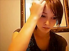 Incredible homemade shaved pussy, big boobs, webcam painfull pumping clip