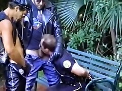 Old german mom masturbating Leather Men and Cop