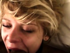 Young Blonde Gets Dominated and Throat Fucked by seachslut milk Guy