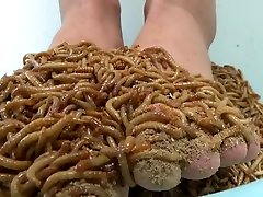 Insects foot tickling
