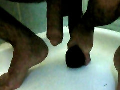 HUGE COCKED HAIRY APE - DILDO anty and boys