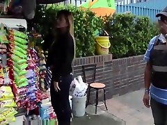 CARNE DEL MARCADO - Sweet Colombian pantyhose businesswoman molested bad mom sex san in pickup fuck
