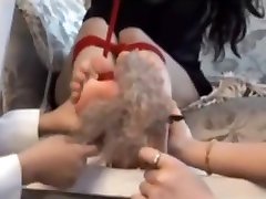 Numerous up pusey pron girls feet tied and tickled