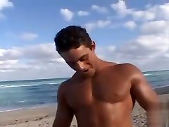 Muscle Hunks - Rocco Martin young beach