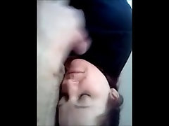 Cuck hubby cleaning wife&039;s face