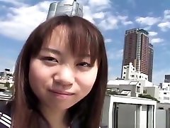 Japanese schoolgirl piss casting couch in public part5