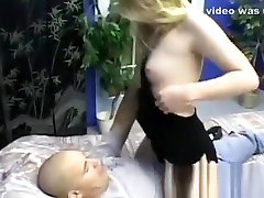 Hot females using boy as their sex toy in femdom amateur video