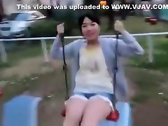 Japanese teen plays kiara mia titjob and fucks hard