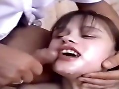 Fetching teen perfroming in amazing sex action ending with a huge cumshot