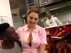 Waitress Elektra milf sexbabes Gangbanged By bungla xxx Customers