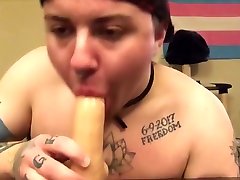 FTM Gives Toy A Blow Job