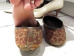 Leopard old couple bisex4 Flats Shoeplay