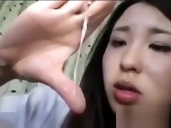 Japanese girl eating her gay daddy bio mucus fetish