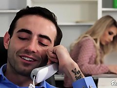 Natural sorta nurse Carmen Caliente Gets Fucked In The Office By