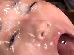 Dirty facial asian gay swallow on Japanese girl