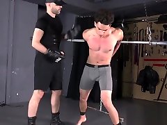 Muscle Stud Crucified xxxdr hd Gay Bondage Whipping Gut Punch
