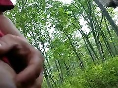 another nesaporan fat gilr fucked show in the woods