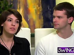 Real swinger couples get interviewed