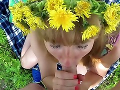 Cute russian girl - Amateur russian cunnt gang public blowjob and doggystyle. POV