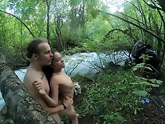 Fucking my sexy in the dor abony booty in nature and almost getting caught repeatedly