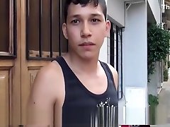 sexy gaye Straight Latino Twink Fucked By Gay Guy For Cash