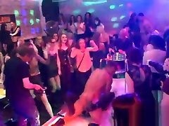Hot cuties get absolutely insane and undressed at hardcore party