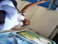 Lankan eca loria desi khana upskirt while getting down from the bus Lankan eca loria desi khana upskirt while getting down from the bus